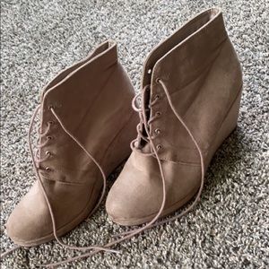 Cute heeled booties